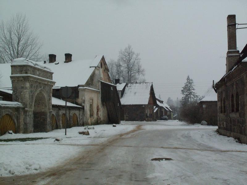 Straatje in Sigulda
