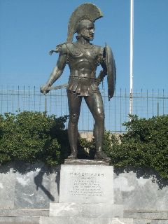 Koning Leonidas van het roemruchte Sparta