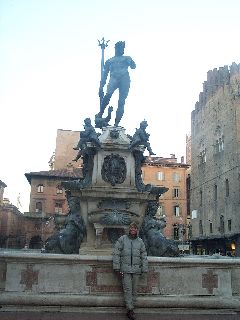 De neptunus fontein in Bologna