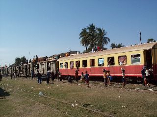 De trein in Cambodja