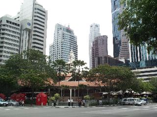 Singapore: koloniale gebouwen tussen de wolkenkrabbers