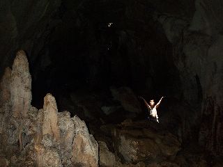 Mooie lichtval in de grotten