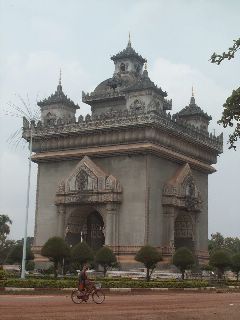 De Arc de Triomphe van Vientiane